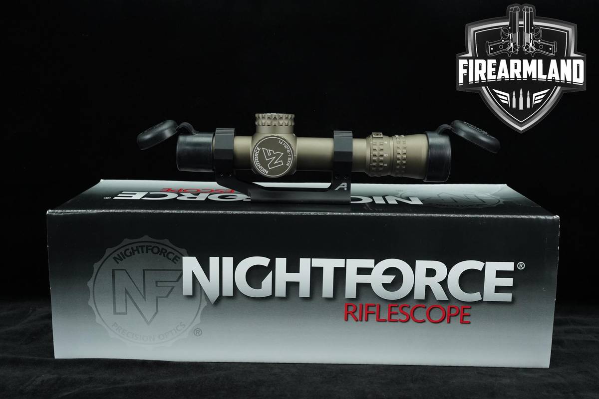 Nightforce NX8 1-8x24mm F1 Illuminated FC-DMx FFP Reticle +ORIG BOX