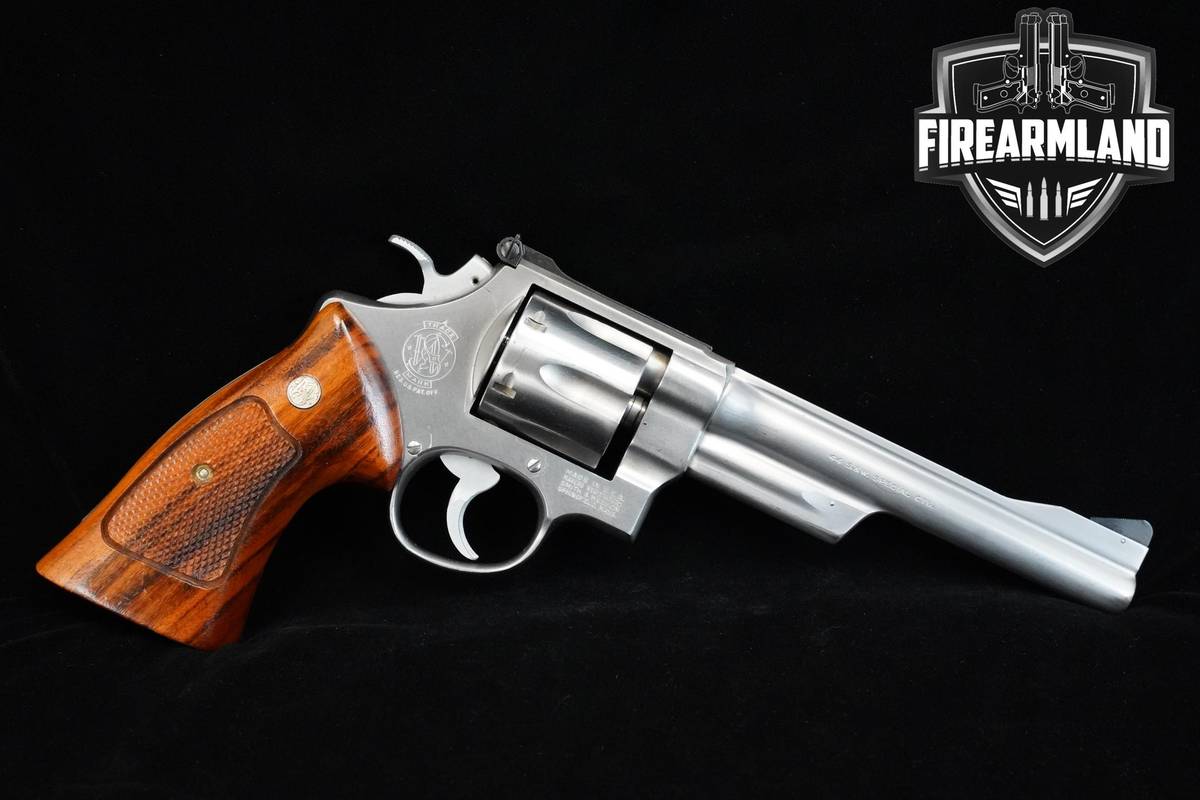 1985 Smith & Wesson (S&W) 624 Model of 1985 Target Stainless 44 Special S&W