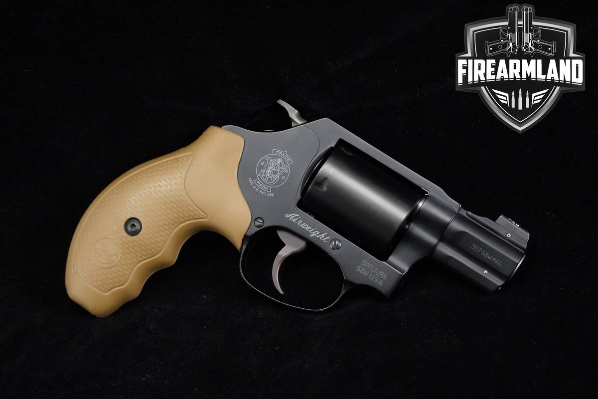 FDE-GRIP Smith & Wesson S&W Model 360 Airweight 357-Magnum 1.88" +ORIG-CASE