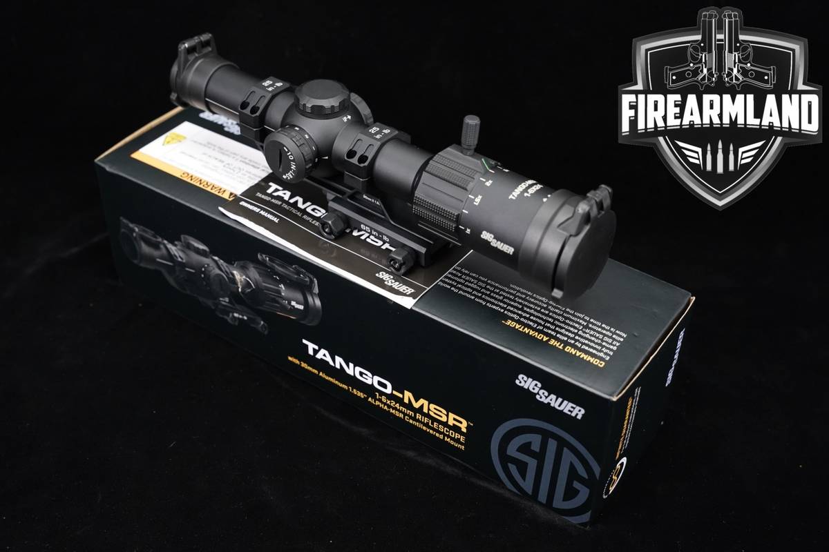 Sig Sauer Tango-MSR 1-6x24mm Illuminated Hellfire FL-6 Reticle LPVO Scope