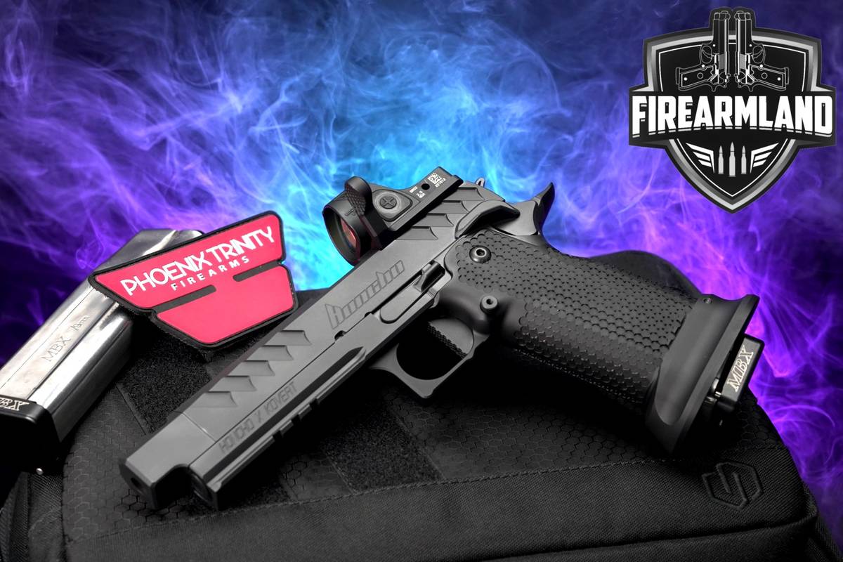 Phoenix Trinity Firearms Honcho X Kovert 9mm 1911 2011 +TRIJICON SRO 2 MAGS