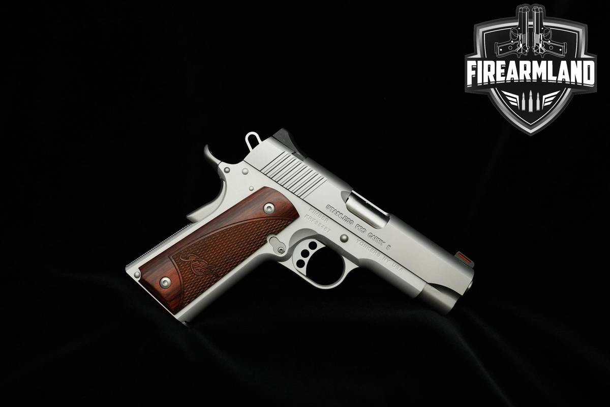Kimber 1911 Stainless Pro Carry II 9mm 4" Satin Silver 1911 Kimber MATCH