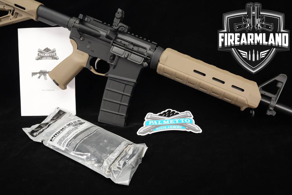 Palmetto State Armory PSA PA-15 MOE Freedom 5.56 NATO AR15 AR PA15 +2 MAGS