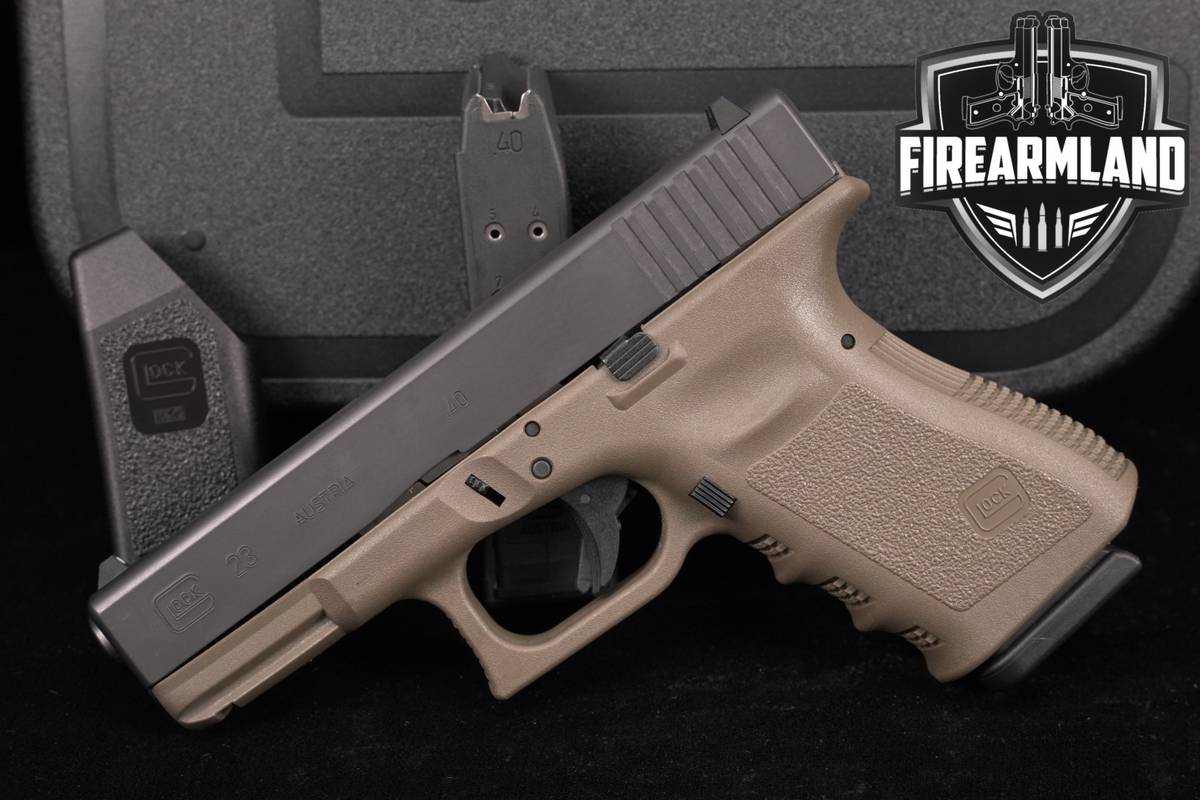 Glock 23 Gen3 G23 Gen 3 40 S&W 4.02" +2 MAGS & ORIG CASE