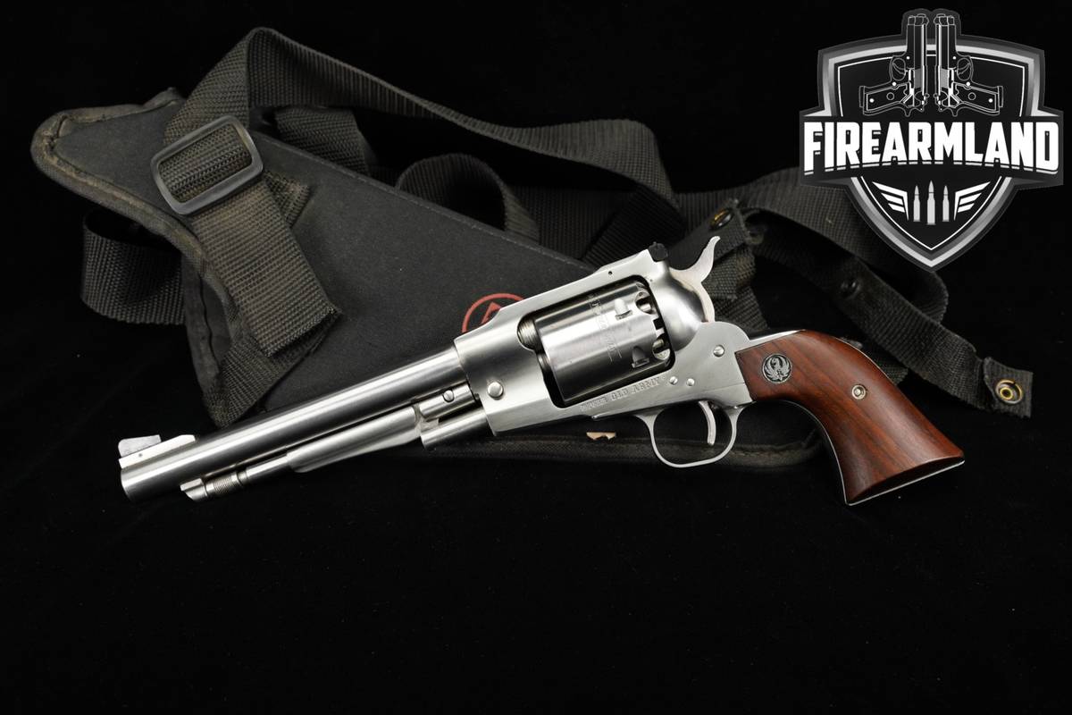 1972 Ruger Old Army 45 BPM 7.5" Brushed Stainless +HOLSTER