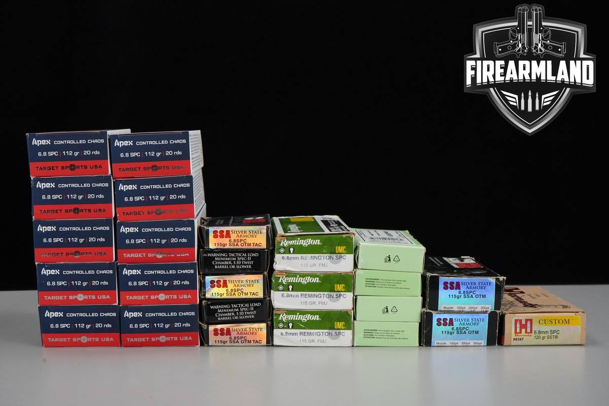 500 RDS! 6.8 Rem Spc Ammo