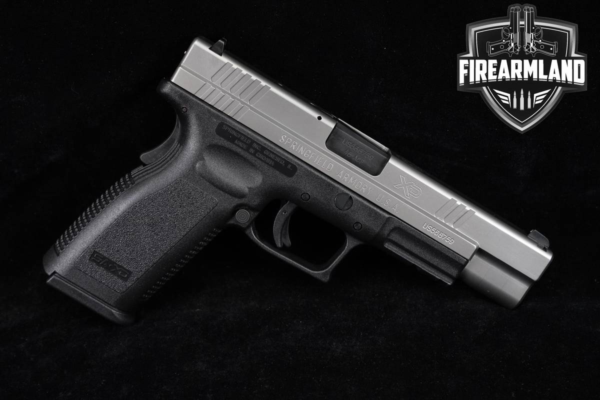 Springfield Armory XD Tactical 45 ACP 5" Two-Tone Stainless XD45 +3 MAGS