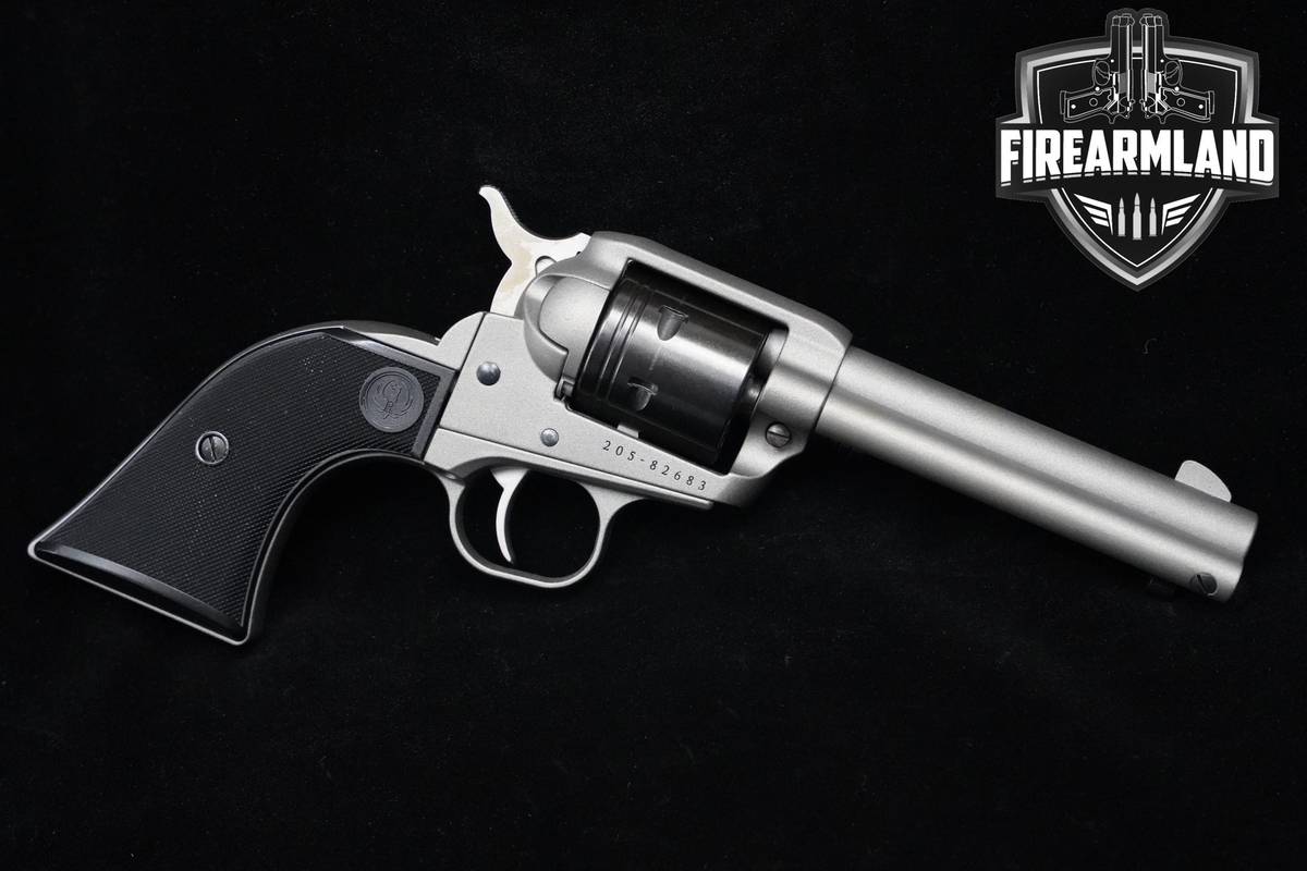 Ruger Wrangler 22LR 4.62" Wrangler Silver Cerakote Ruger-Wrangler +ORIG BOX