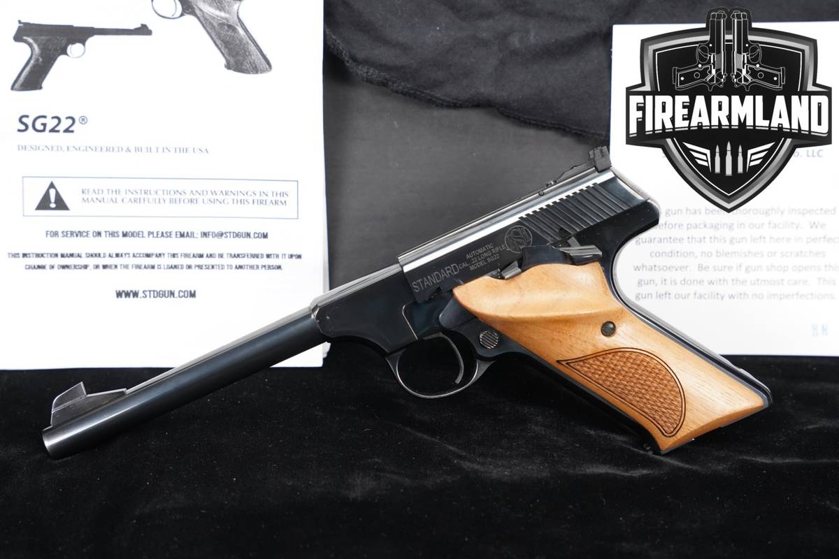 LIKE-NEW Standard Manufacturing SG22 22LR 6" Blued Pistol