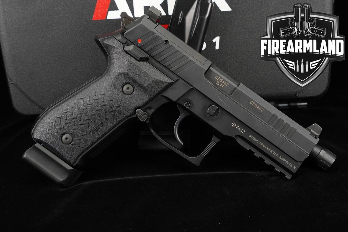 Arex REX Zero 1 Tactical 9mm Optics-Ready Zero1 THREAD +2 MAGS & ORIG CASE