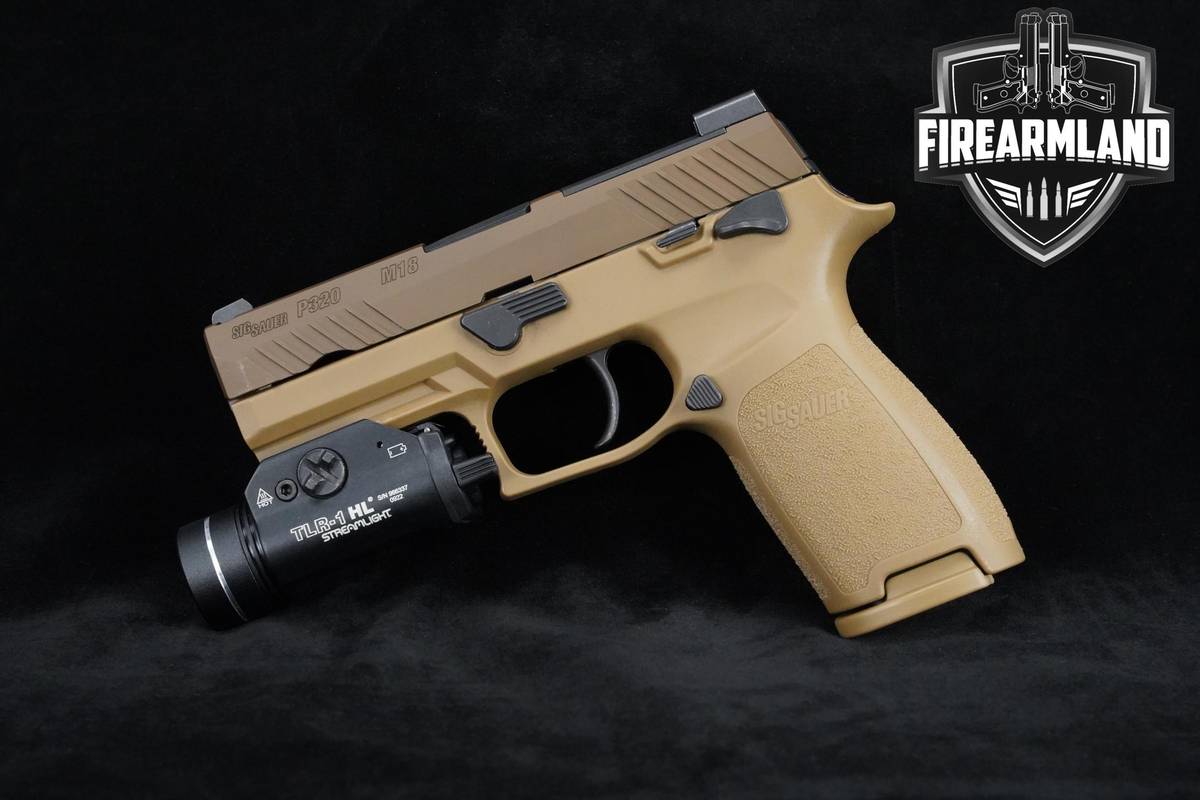 Sig Sauer M18 P320 9mm Coyote nPVD Sig-Sauer P-320 M-18 +2 MAGS & ORIG CASE