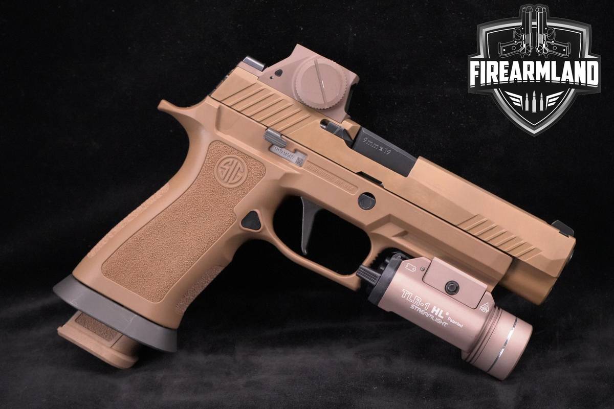 Sig Sauer P320 M17 9mm 4.7" Coyote PVD P 320 M 17 +3 MAGS & OPTIC