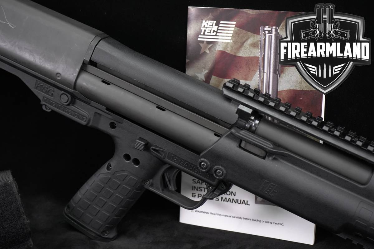 Kel-Tec KSG 12-Gauge 18.5" Bullpup Ported Brake +Grip Stop +Side Rail