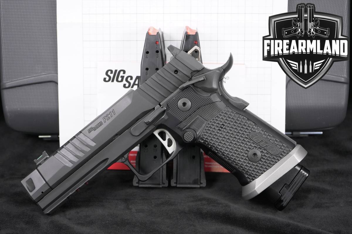 Sig Sauer P211 GTO 9mm 2011-1911 4.2" P-211 +3 MAGS & ORIG CASE