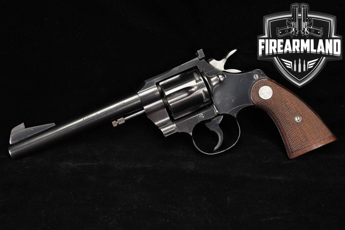 1954 Colt Officers Model Match Fifth Issue 38 Special 6" Blued DA/SA