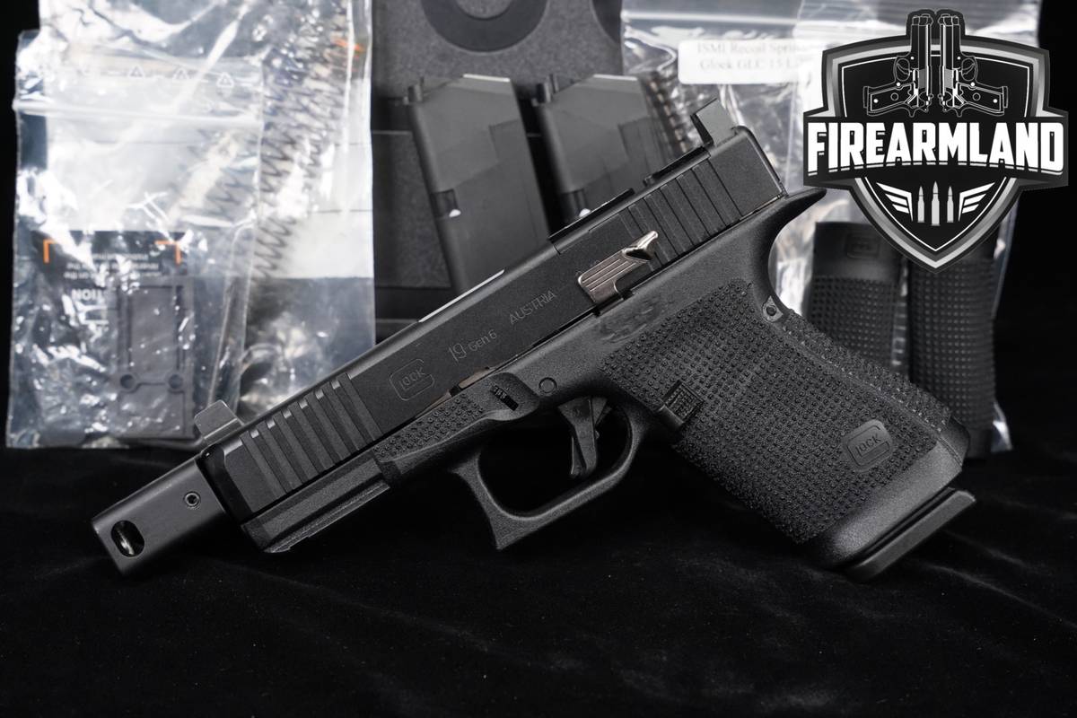 Glock 19 Gen6 9mm 4.5" KKM Match Threaded +OPTICS PLATE +3 MAGS +ORIG CASE