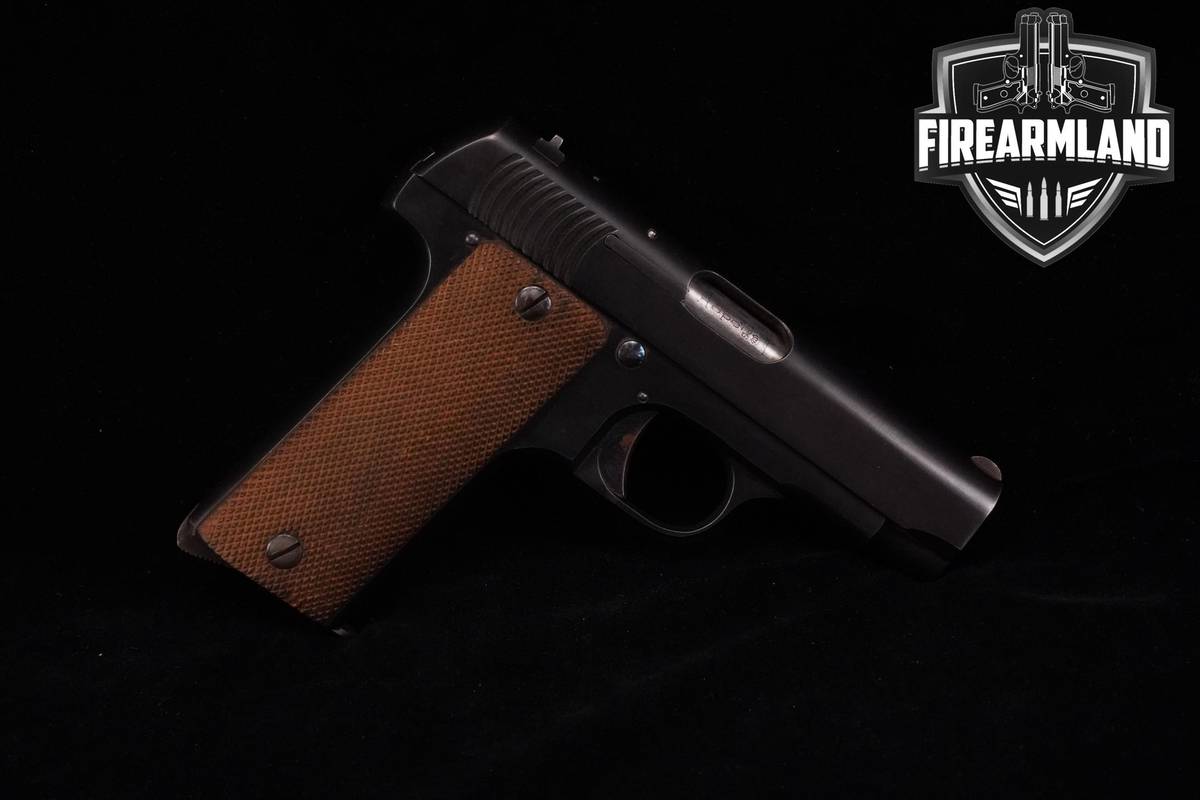 VINTAGE GUERNICA Astra Modelo 1915 32 ACP 3.5 Charcoal Blue