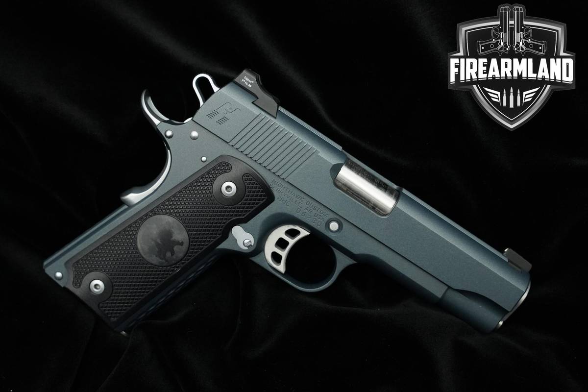 Nighthawk Custom 1911 Heinie Ladyhawk 9mm 4.25" Sniper Grey MATCH ORIG CASE