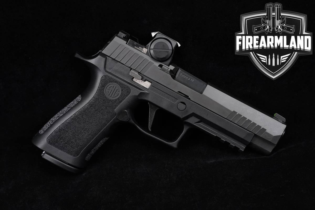 LIKE-NEW Sig Sauer P320 XSeries FULL 9mm 4.7" +3 MAGS, ORIG CASE & ROMEO-X