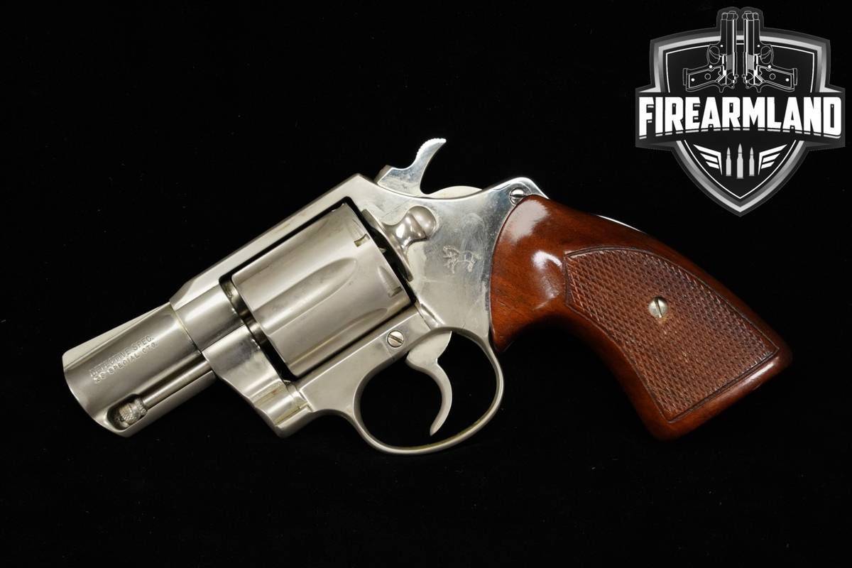 1974 Colt Detective Special 38Special 2" Bright Nickel DA/SA
