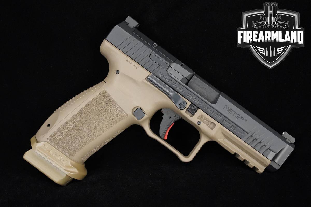 Canik METE SFT 9mm Two-Tone Coyote Canik-METE +3 MAGS, ORIG CASE & HOLSTER
