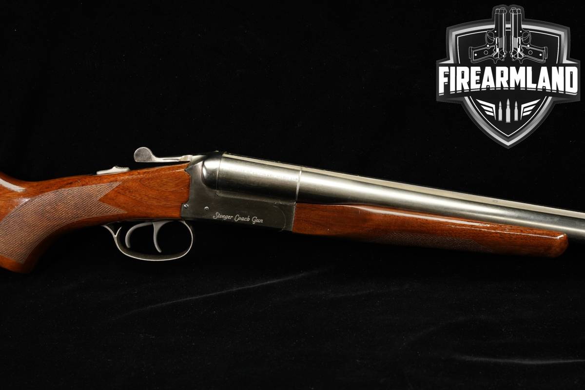 2007 Stoeger Industries Coach Gun 12-Gauge 20" Nickel & Wood SxS