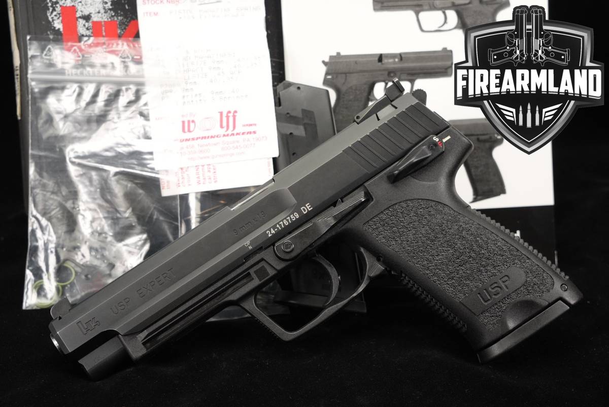 Heckler & Koch USP Expert 9mm 5.2" H&K USP9 +2 MAGS & ORIG CASE
