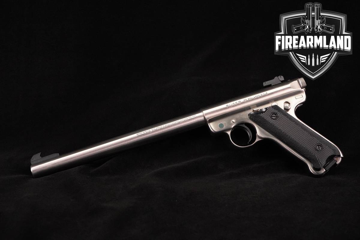 VINTAGE! 1996 Ruger Mark II Target 22LR 10.0" Stainless Steel MK2 MK-II