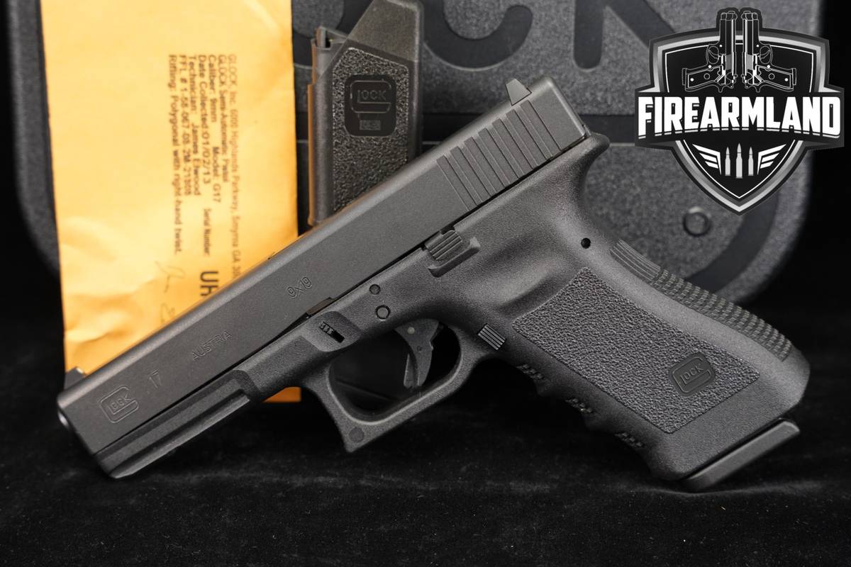 Glock 17 Gen3 G17 Gen 3 9mm 4.49 +2 MAGS & ORIG CASE