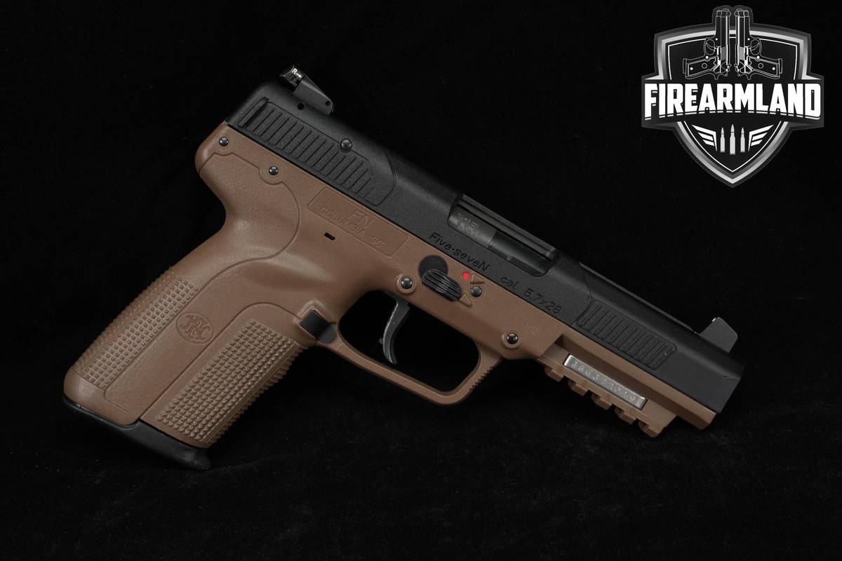 DISCONTINUED FN Five-seveN Mk2 5.7x28 4.8" Two-Tone FDE +3 MAGS