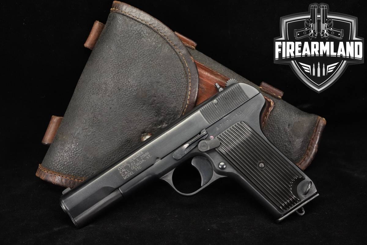 1953 Cugir Model TTC 7.62X25mm Tokarev 4.6" Blued TT-33 ROMANIAN +HOLSTER