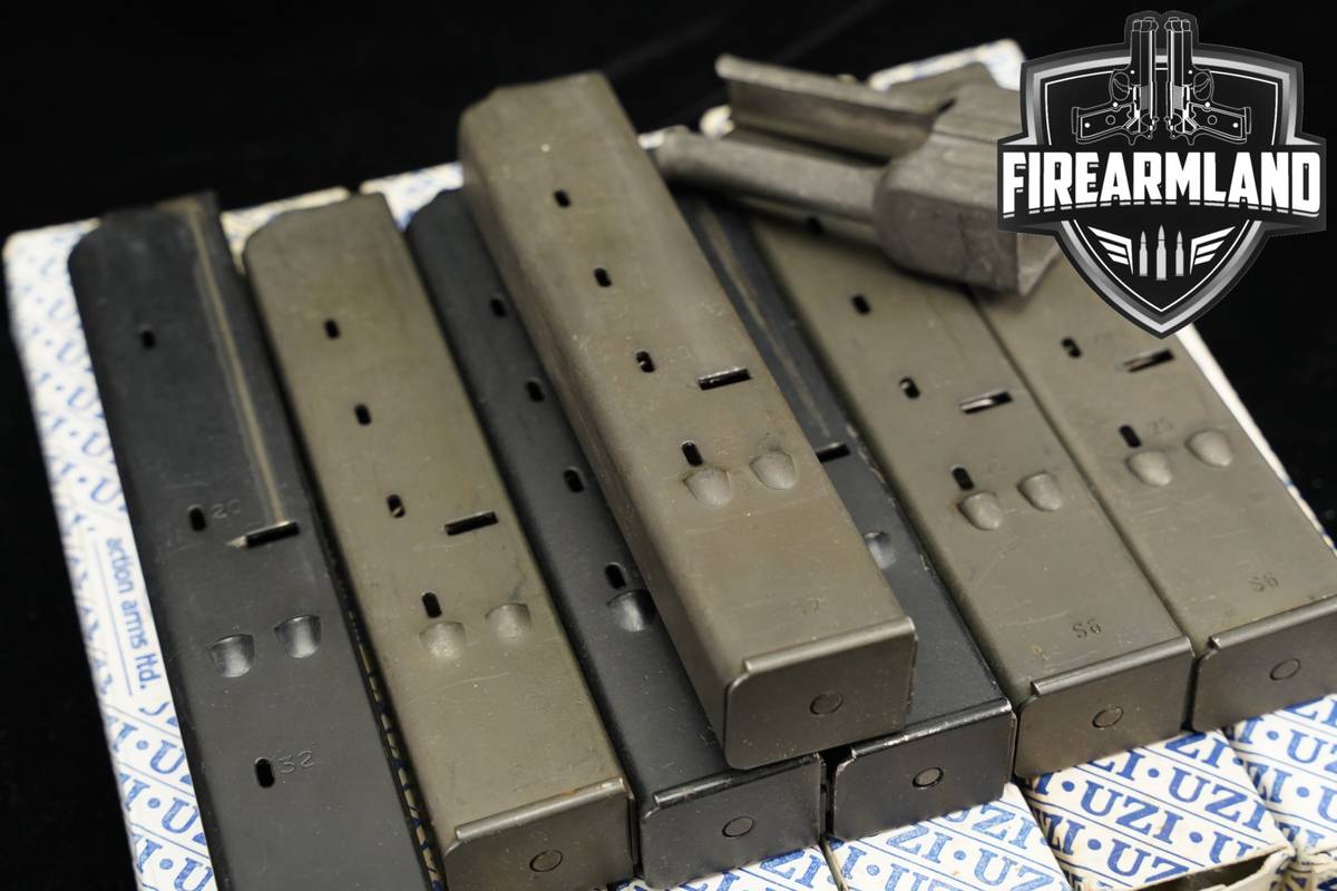 Israeli Military Industries (IMI) THIRTEEN (13) Uzi Magazines 9mm Luger