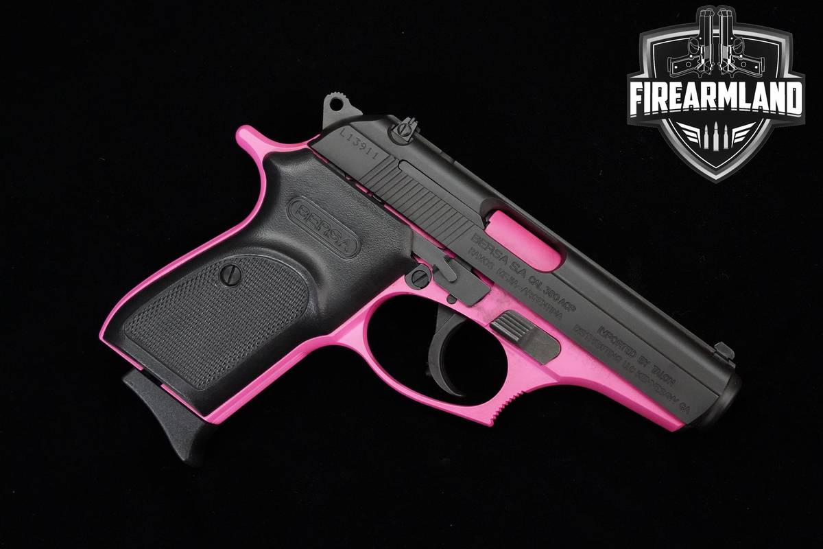 Bersa Thunder 380 Pink 380 ACP 3.54" Two-Tone Bersa +ORIG CASE