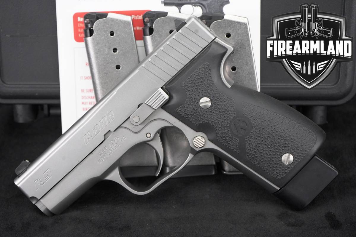 Kahr Arms K9 Stainless 9mm 3.5" K-9 +4 MAGS & ORIG CASE