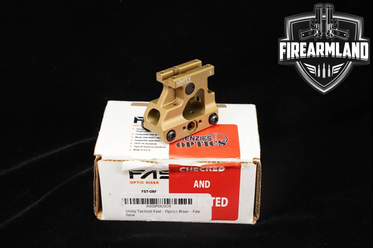 Unity Tactical FAST Optic Riser FDE Scope Mount Risers