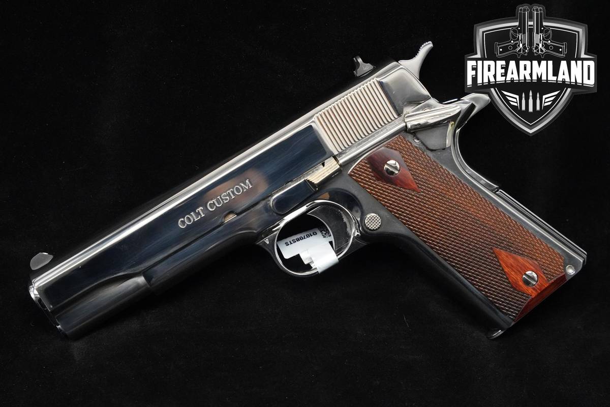 RARE! Colt Custom Model 1911 BSTS 45 ACP 5" Colt 1911 1911A1 +ORIG CASE