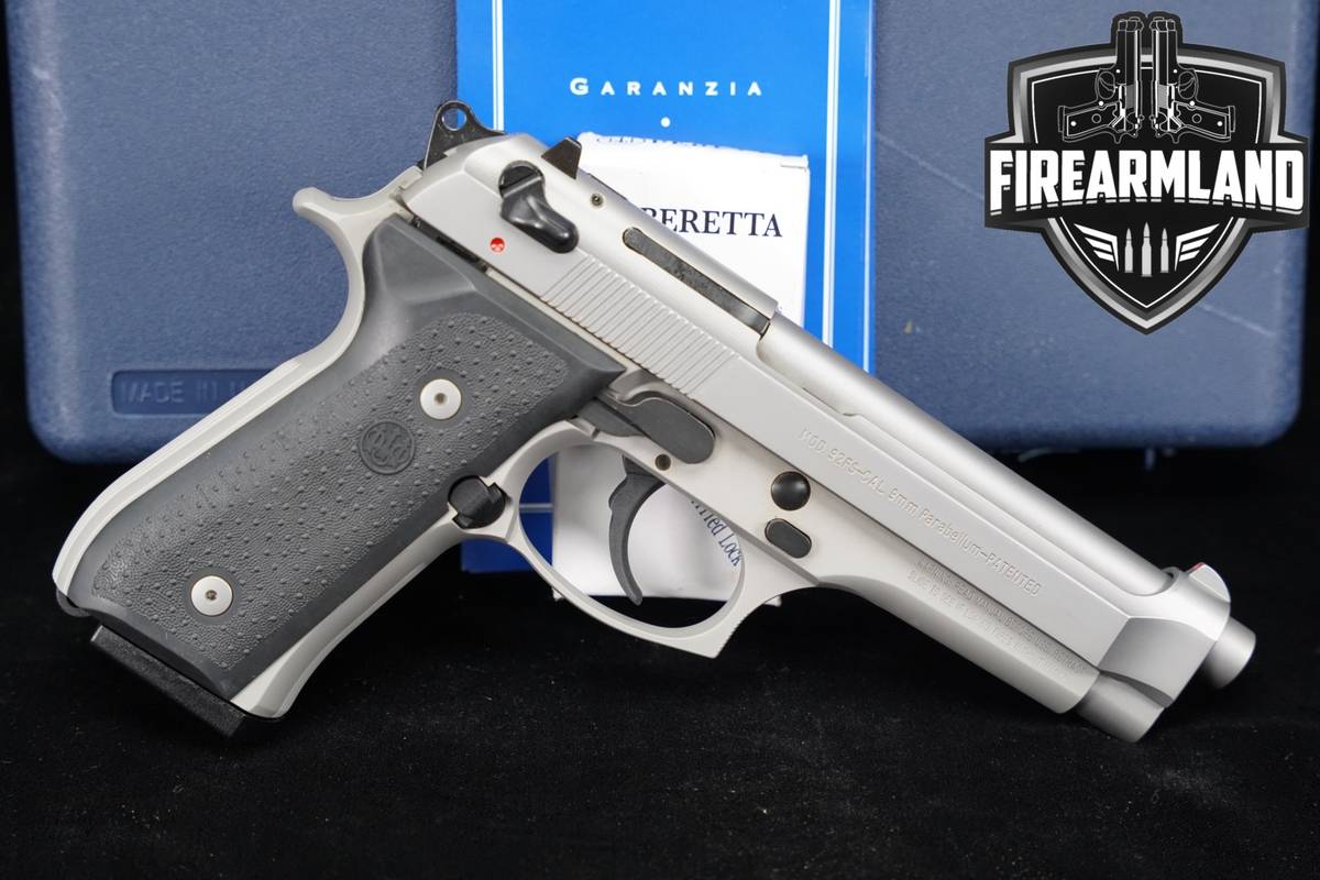 Beretta 92FS Inox 9mm 4.9" Stainless 92-FS+ORIG CASE