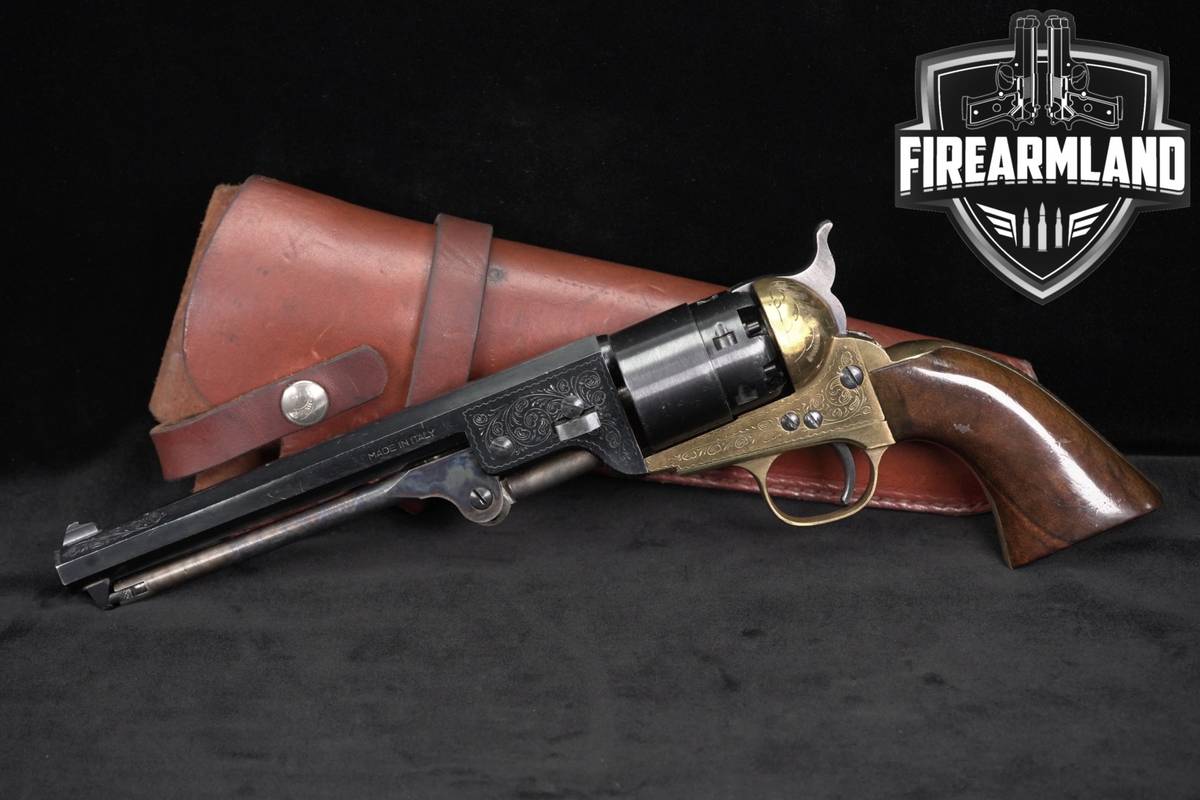 1979 F.lli Pietta Model 1851 Old Army 44 Flli 7 MATCHING NUMBERS +HOLSTER