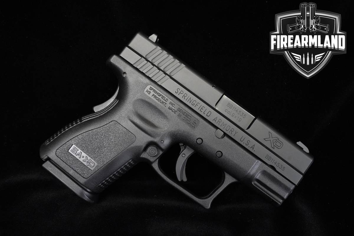 Springfield Armory XD-9 9mm 3" Springfield XD9 2 MAGS & ORIG BOX