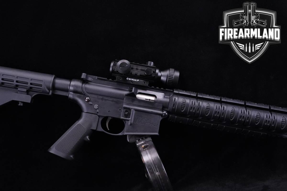 DRUM MAG! Smith & Wesson M&P15-22 First Gen 22LR AR-15 AR15 +2 MAGS & OPTIC