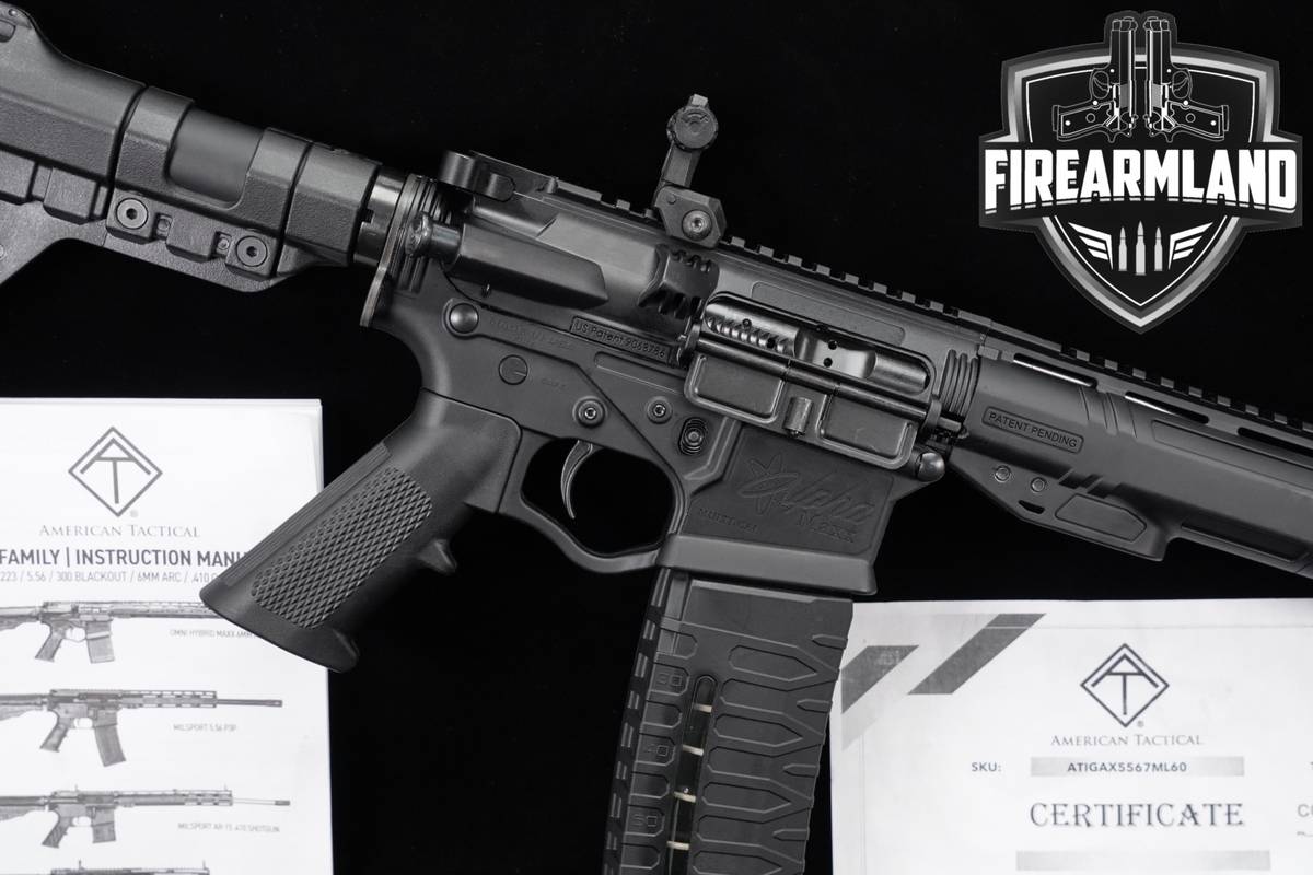 American Tactical Alpha Maxx Pistol 5.56 NATO AR-15 AR15 7.5" +ORIG BOX