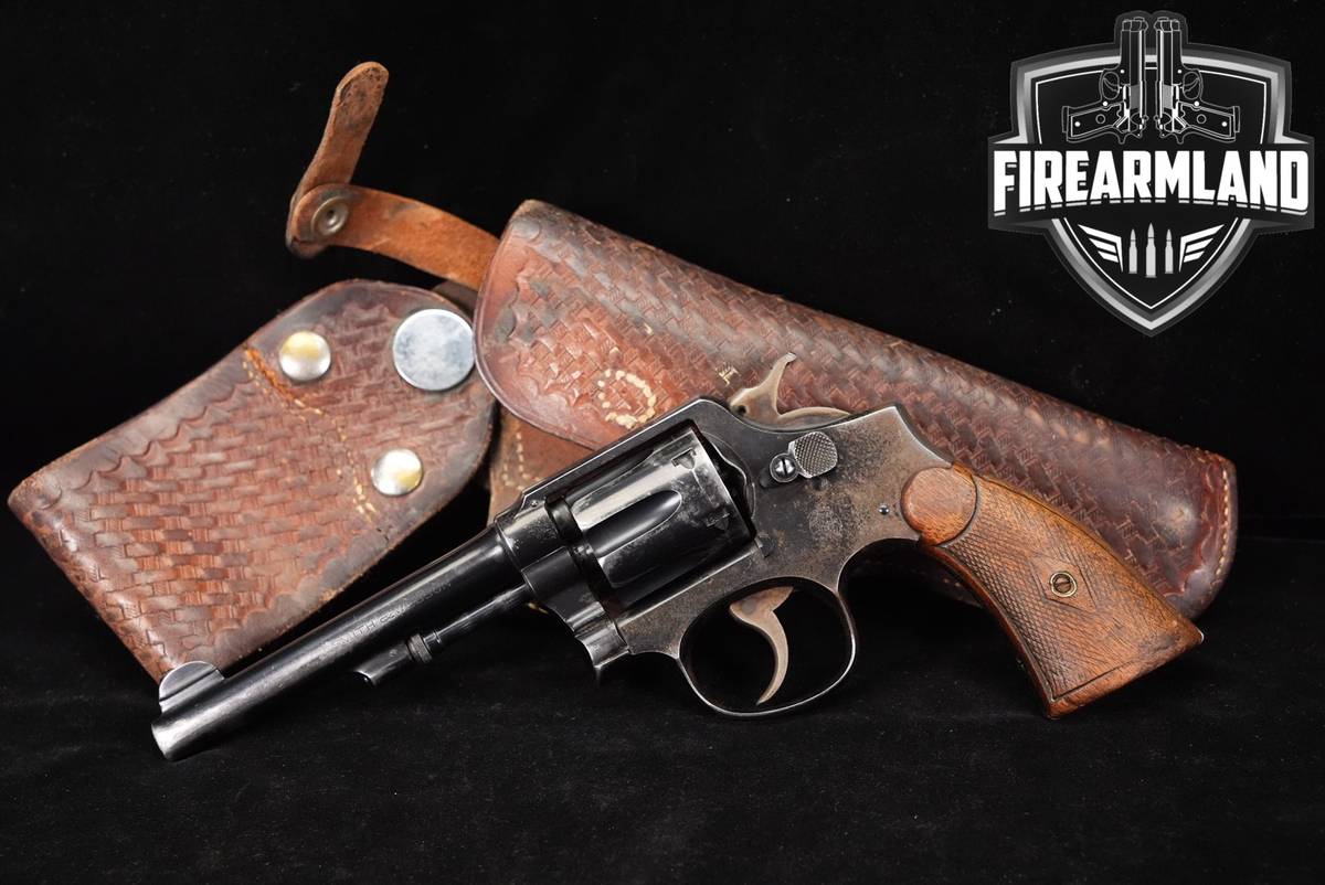 Smith & Wesson 38 MILITARY POLICE MODEL OF 1905 4TH Change S&W +HOLSTER