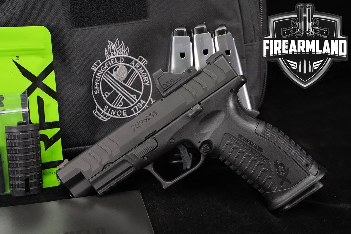 Springfield Armory XD-M Elite 4.5" OSP 10mm XDM +4 MAGS, VIRIDIAN OPTICS