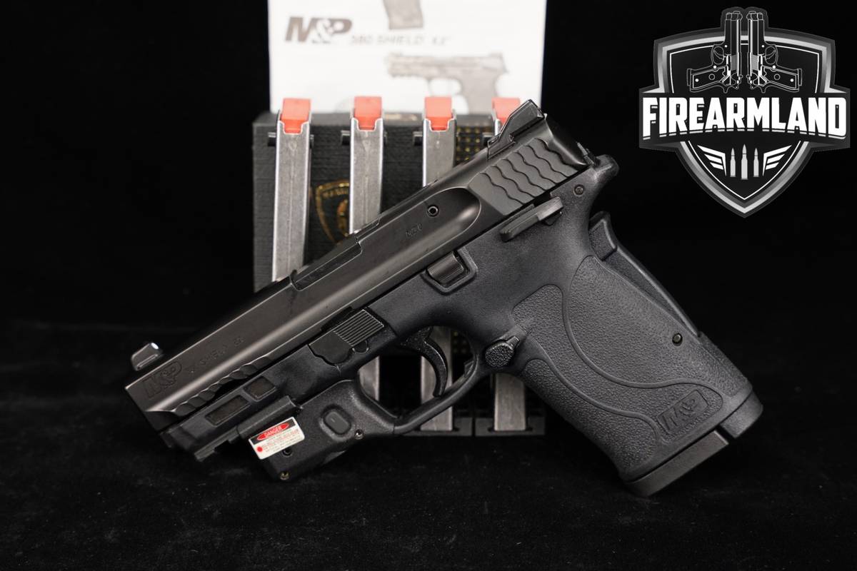 Smith & Wesson M&P380 Shield EZ M2.0 MTS S&W M&P 380 ACP +5 MAGS, RED LASER