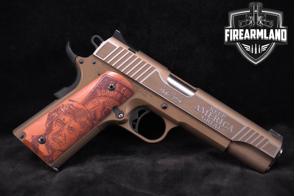 Auto Ordnance 1911TCAC2 Keep America Great 45 ACP 1911 5" +ORIG CASE