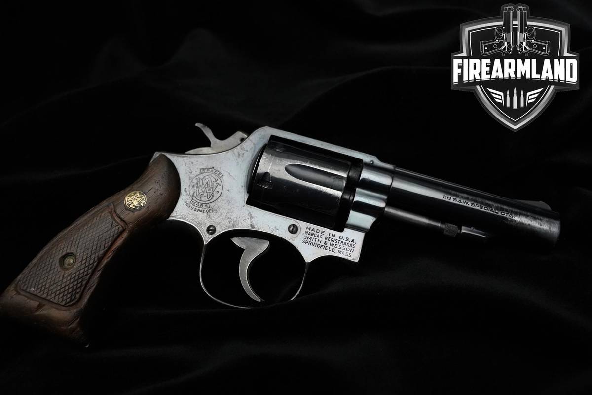 1974 Smith & Wesson (S&W) 10-6 38 Special 4" Blued 10-6 S&W ATLANTA POLICE