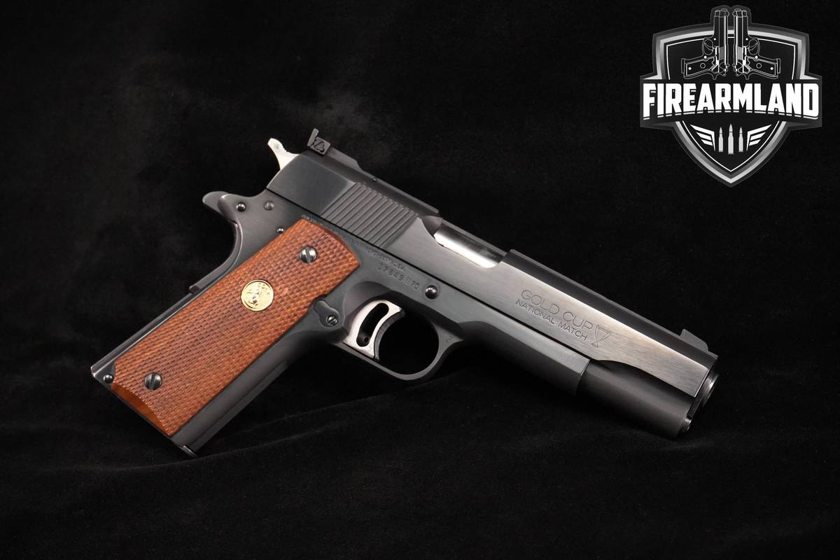 1982 Colt Gold Cup National Match MK IV / Series 70 45-ACP 1911-A1 5" Blued