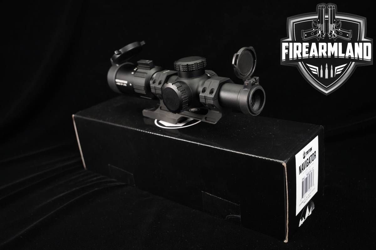 Triton Navigator 1-4x20mm LPVO SFP Chevron BDC Reticle Scope+ORIG BOX