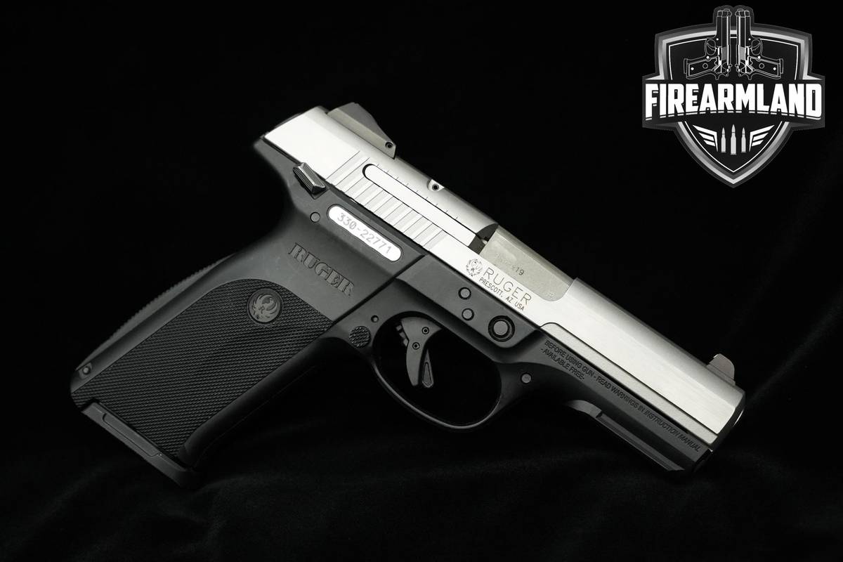Ruger SR9 Stainless 9mm 4" Two-Tone SR9 Ruger +3 MAGS & ORIG CASE
