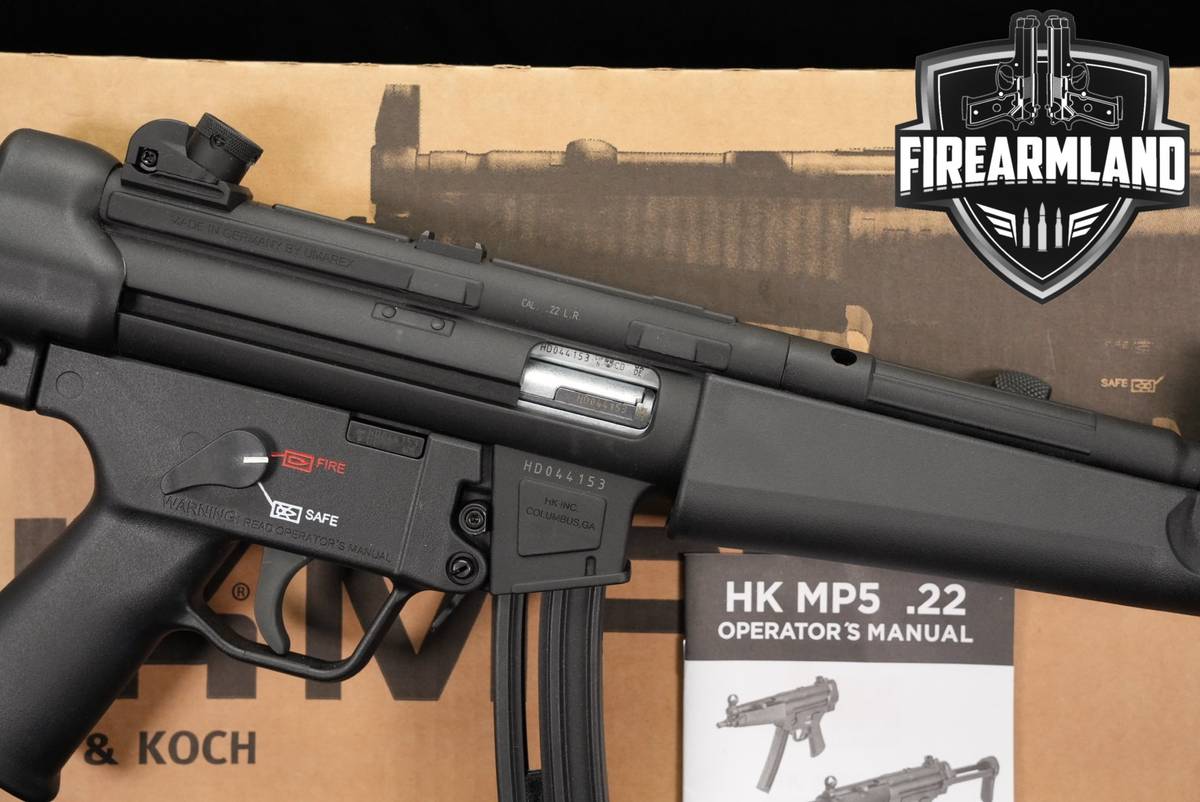Heckler & Koch MP5 22 Pistol 22LR 9" H&K MP 5 THREADED +ORIG BOX